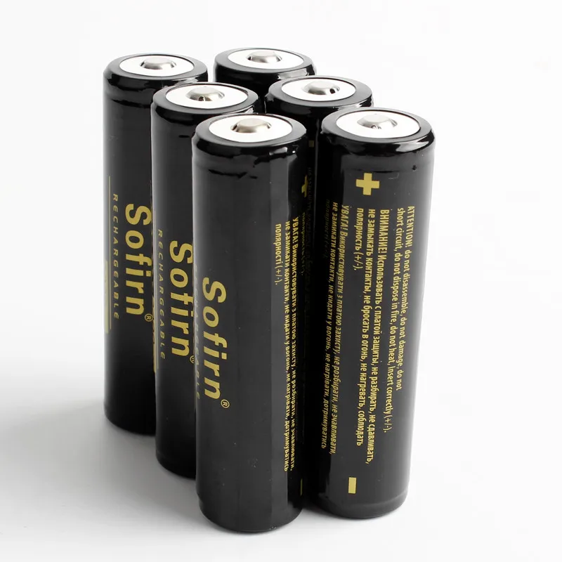 Sofirn 18650 3000mah 3,7 V литий-ионная аккумуляторная батарея 18650 с защищенной печатной платой ячейка для светодиодный фонарик электронная сигарета