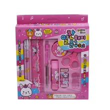 Студенческий Канцелярский набор резиновых карандашей assafras ножницы наборы ручек линейка точилка для карандашей шариковая ручка палочки