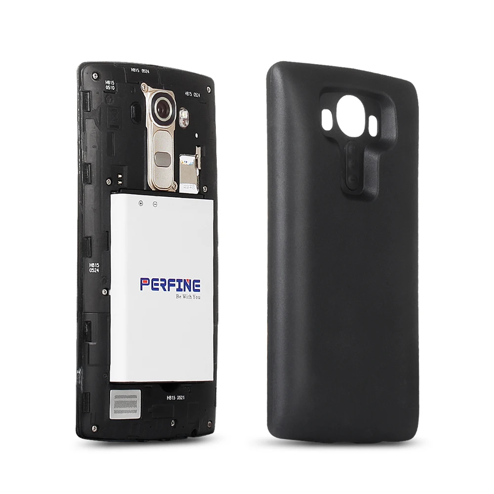 Для LG G4 удлиненная батарея с черным защитным чехлом 6000 мАч BL 51YF