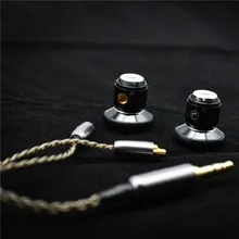 Новейший FENGRU DIY плоская голова металлические наушники DIY Динамический привод наушники HiFi наушник с интерфейсом MMCX