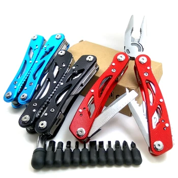 

15 in 1 Hand Tool Kit Survival Hand Portable plier ,Stainless multi tools Pocket Folding Knife pliers clamp Multi Plier