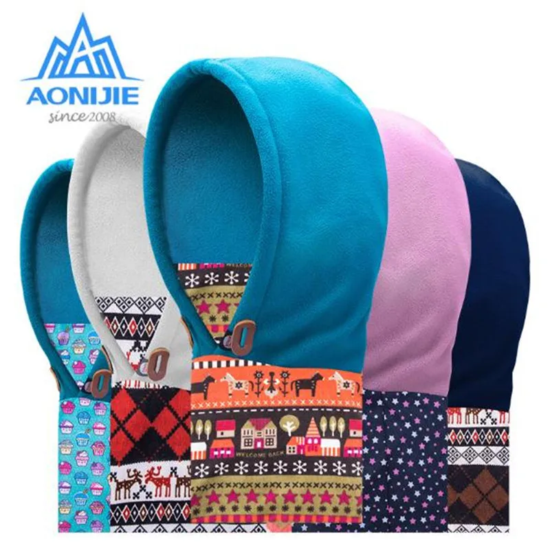 

AONIJIE E813 Polar Fleece Children's Balaclava Hat Ski Bike Windproof Face Mask Caps Winter Kids Scarf