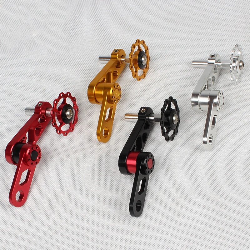 

1 set 2 in 1 Elliptic Bicycle Crank Chain Guide Wheel Chain Zipper Rear Derailleur MTB Road Bike Chainwheel for BMX brompton