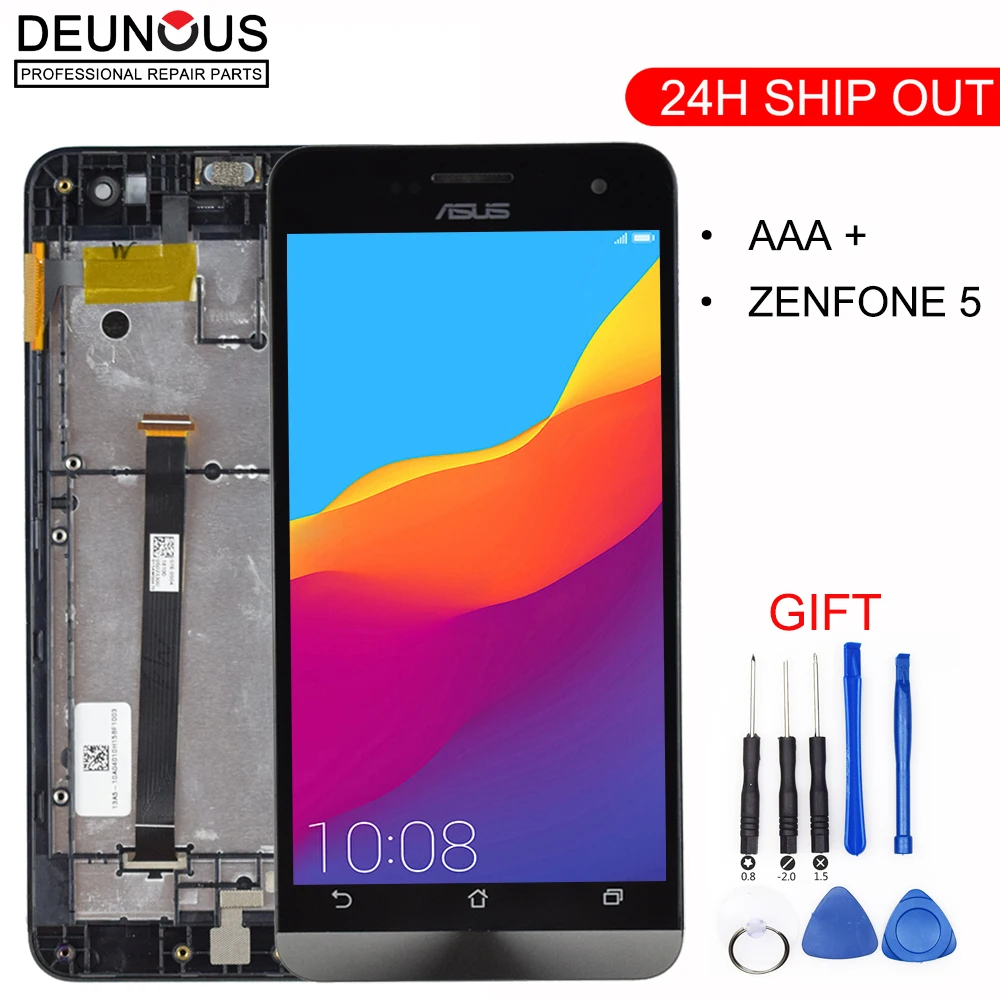 

ORIGINAL 5.0" IPS Display For ASUS Zenfone 5 LCD Touch Screen Digitizer For ASUS Zenfone 5 Display T00J A500KL A500CG A501CG