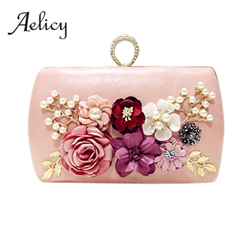 

Aelicy Small Hand Grabbed Bag Dinner Party Square Evening Bag Women Chain Handbag Party Clutch Dress Bride Messenger Bag