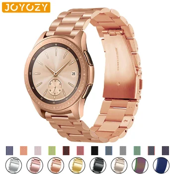 

22mm/20mm stainless steel strap for samsung galaxy active watch 46mm S3/S2 Frontier/Classic huami amazfit huawei watch gt strap