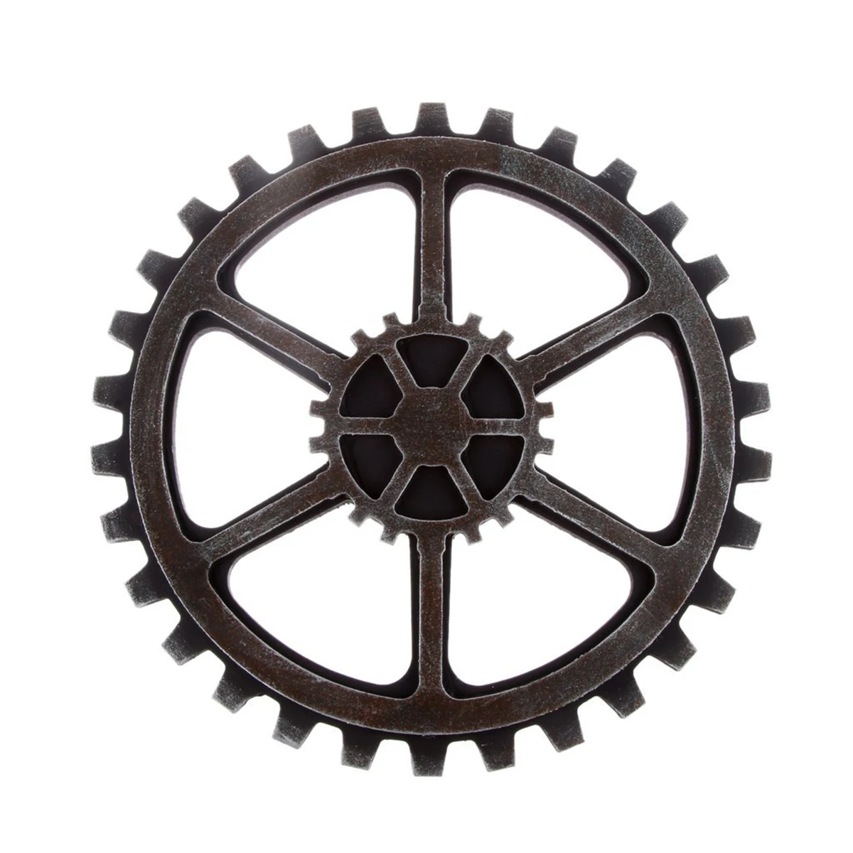 24cm Vintage Steampunk Gear Wheel Home Bar Art Craft Wall Decoration