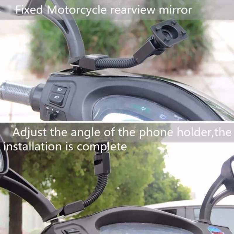 XMXCZKJ Bicyble Phone Holder Universal Motorcycle Mobile Phone Holder For Cellphone Mount Bracket Holder Accessories XMXCZKJ Bicyble Phone Holder Universal Motorcycle Mobile Phone Holder For Cellphone Mount Bracket Holder Accessories