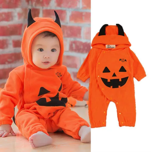 baby orange jumpsuit