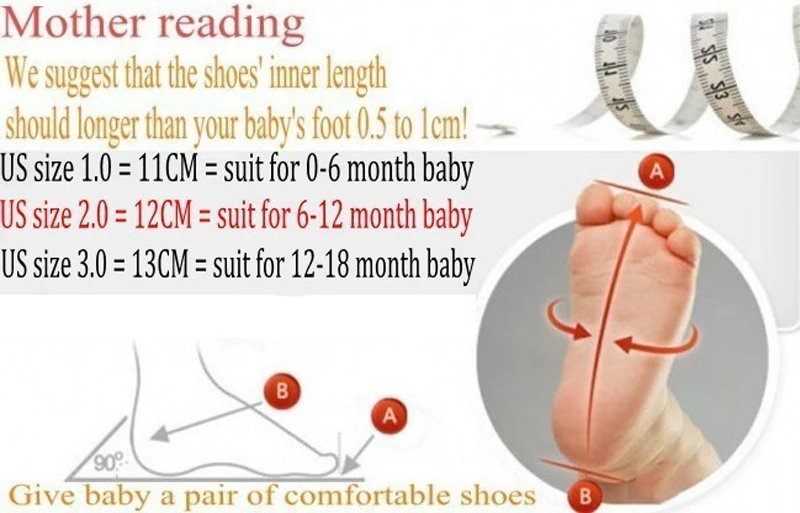baby shoes size