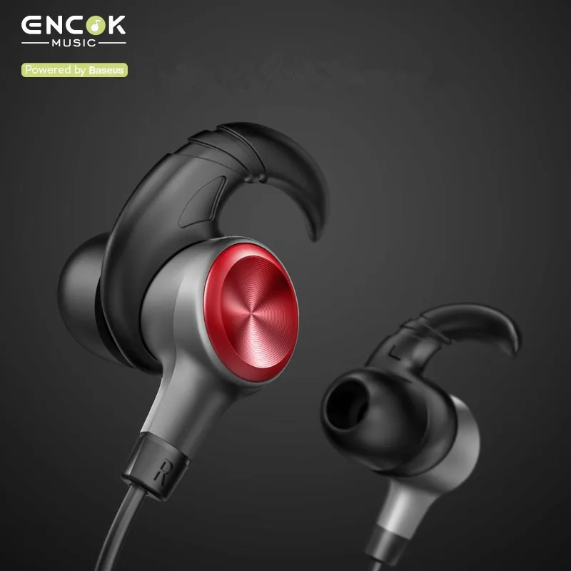 Baseus Brand Professional Earphone wired Ear hook Headset For iPhone 6