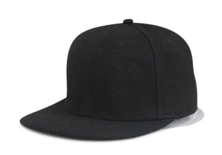 Black Grey no logo wool casual hiphop 