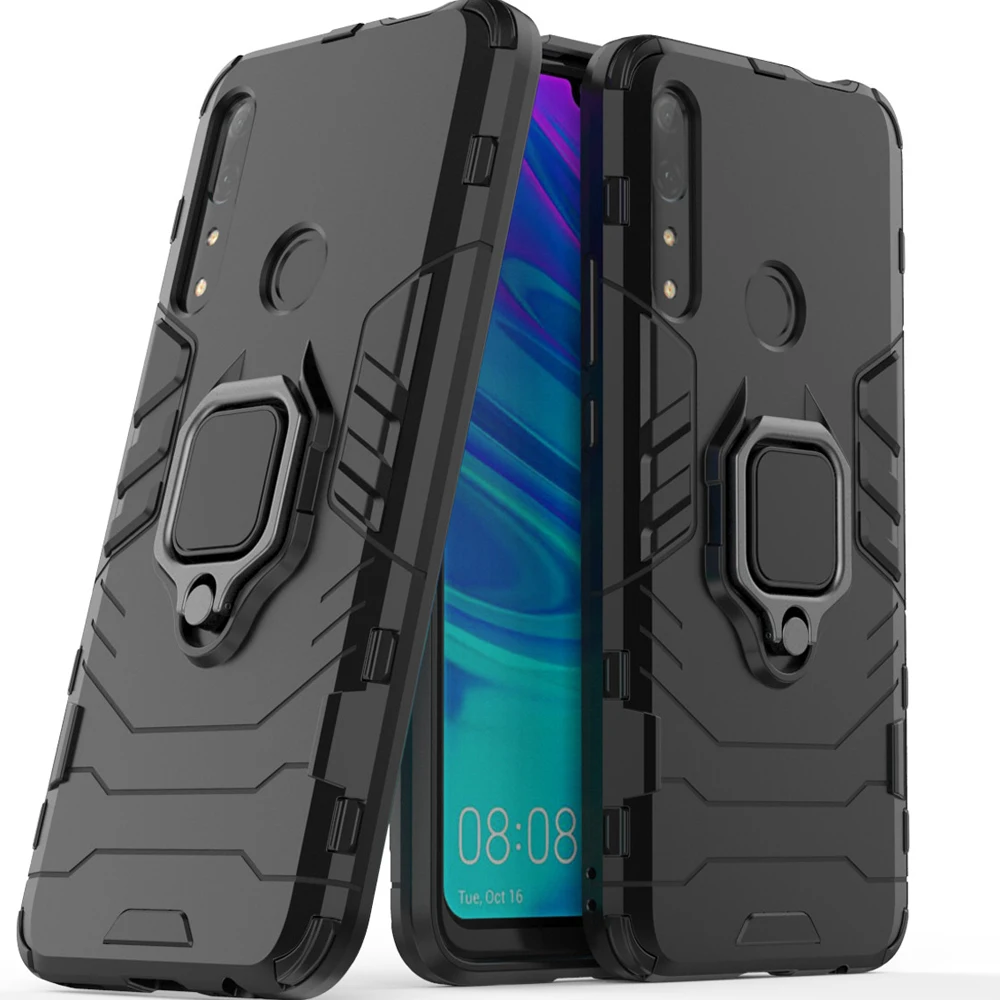 Для Coque Huawei Y9 Prime 2019 чехол P Smart Z Heavy Armor тонкая Жесткая Резиновая прочная крышка