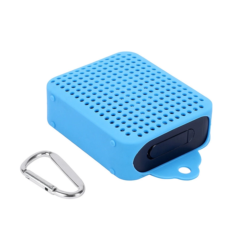 

Silicone Sleeve Skin Sling Case Cover + Carabiner for JBL GO 2 Portable Bluetooth Speaker Protective Hosing Shell Case Cover