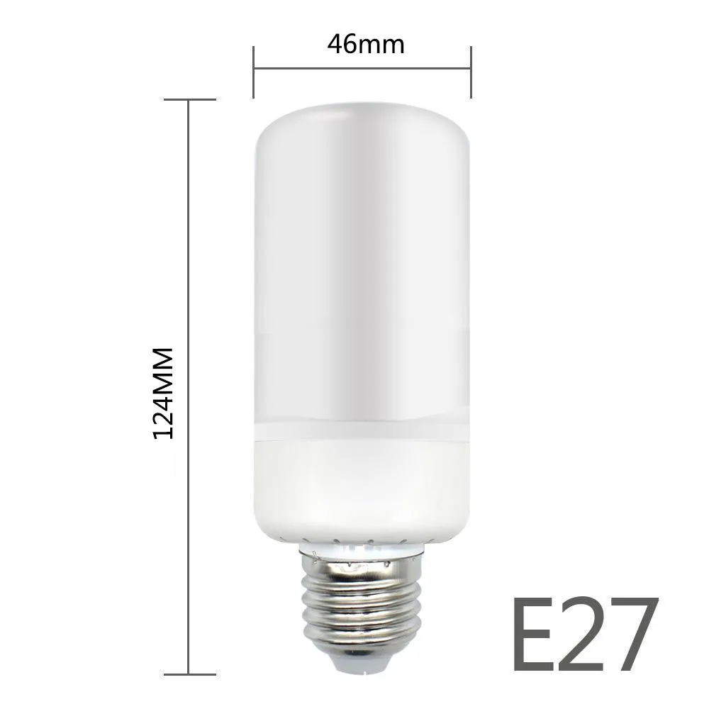 Хорошее QualityE27 E26 B22 E12 E14 3-Режимы светодиодный Влам эффект огонь Gloeilampen 6 Вт AC85-265 V мерцающего Emulatie decoratieve лампы 3 шт