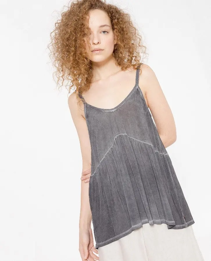 FRIDAY'S проекта Camiseta Tirantes купро Marron Gris. 14026 705 SS18|Футболки| |