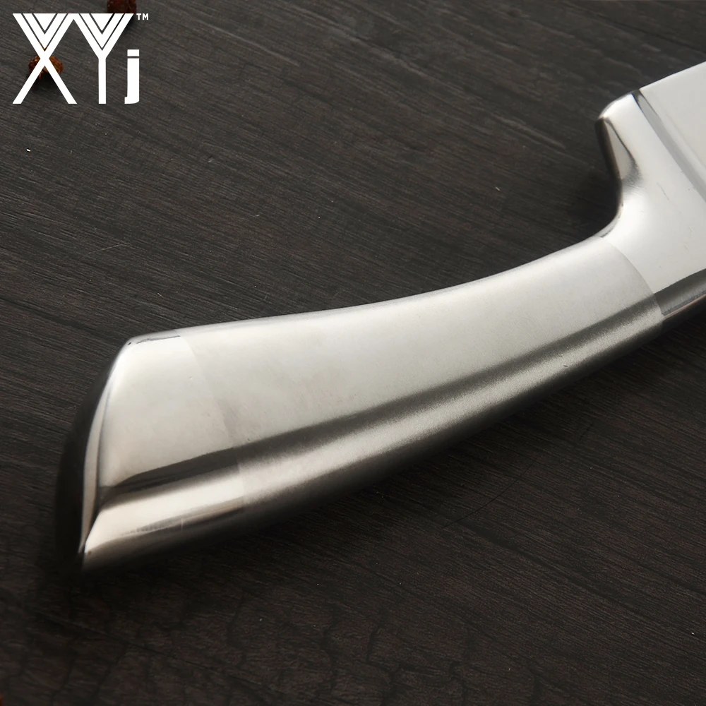 XYj набор кухонных ножей из нержавеющей стали, нож шеф-повара, японский нож для нарезки овощей, ультра-тонкие кухонные аксессуары, столовые приборы