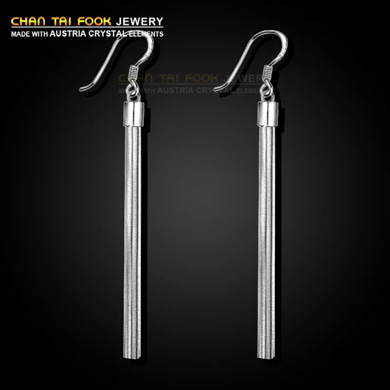 

IREACESS New Fashion women long pendientes Earrings luxury Tassel wedding drop metal Earrings gift