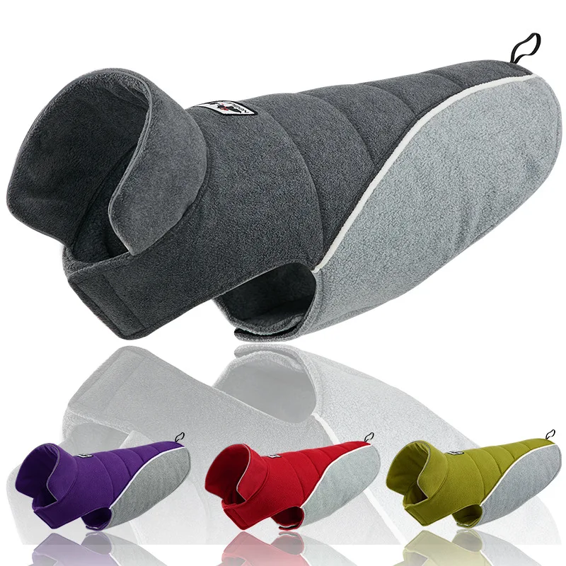 

High Quality Dog Clothes Reversible Reflective Dog Coat Winter Dog Pet Jacket Vest Warm Pet Outfit Clothes Big Dogs