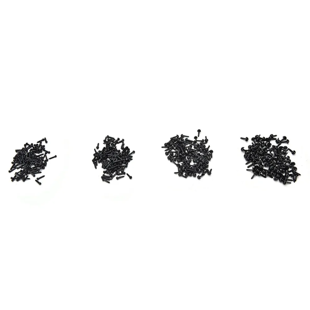 

100Pcs Animal Making Craft 3/4//6mm DIY Black Plastic Safety Eyes Toy For Teddy Bear Doll Accessories
