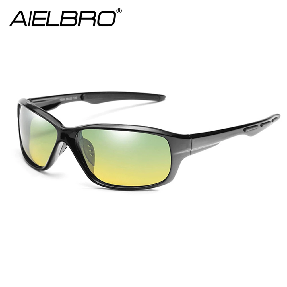 Поляризационные солнцезащитные очки для мужчин и женщин с функцией ночного видения, защитные очки для вождения UV400, противоударные солнцезащитные очки для ночного вождения