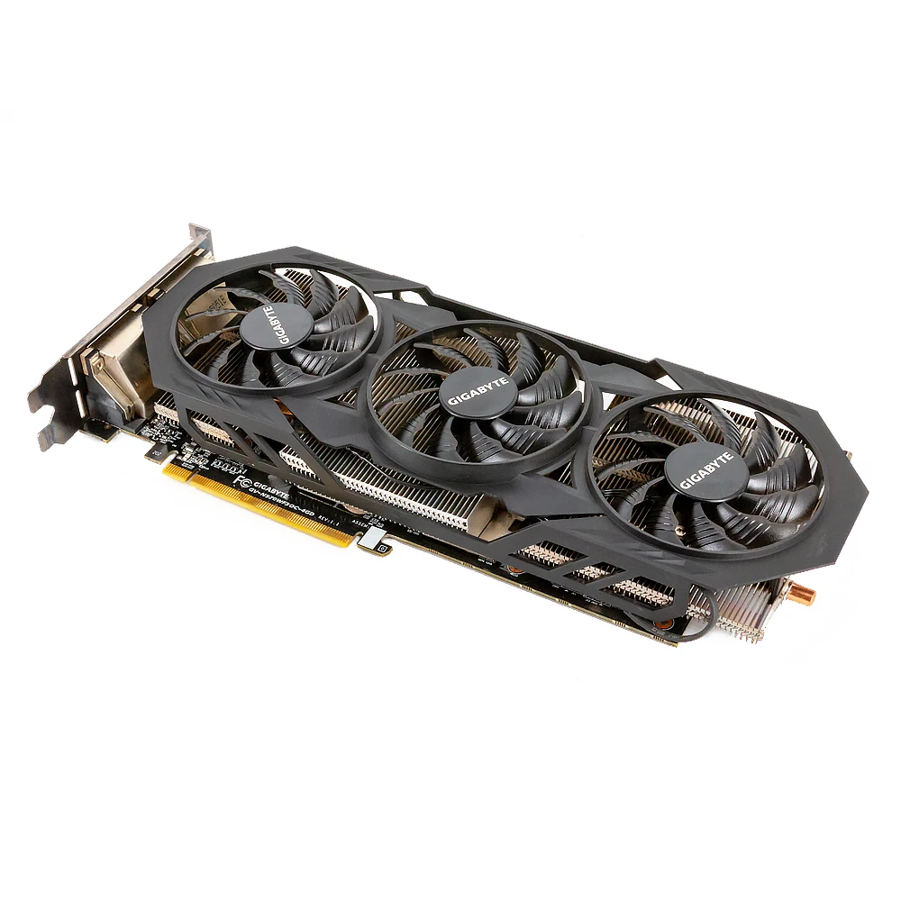 Gigabyte GV N970WF3OC 4GD оригинальные графические карты 256Bit GTX 970 4G GDDR5 видеокарта 2 * DVI 1 HDMI 3 DP