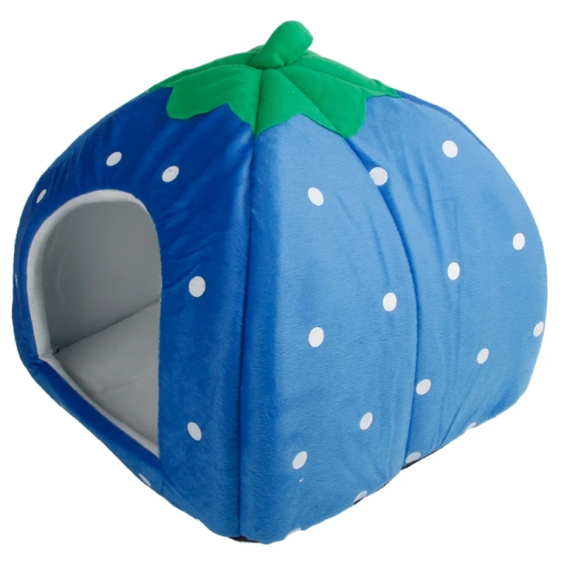 Soft-Cotton-Cute-Strawberry-Style-Multipurpose-Pets-Dog-Cat-House-Nest-Yurt-Size-L-Deep-Blue_1_800x800