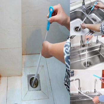 

Convenience 71cm Bendable Kitchen Sewer Cleaning Brush Sink Tub Toilet Dredge Cleaner Pipe Snake Brush Tool Inexpensive Newest