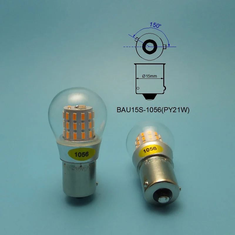 P21/5 Вт BA15S светодиодный лампы P21W Автомобильная Противо-Туманная задние тормозные огни поворота 3014 Светодиодный свет R5W л запасные лампы