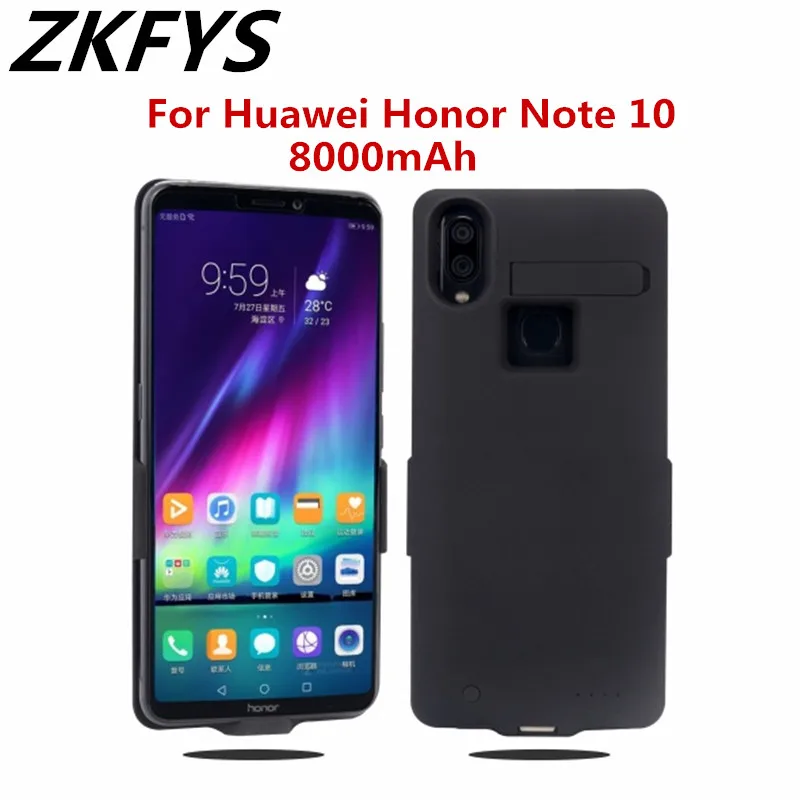 8000 мАч для Huawei Honor Note 10 Чехол-аккумулятор портативный Power Bank чехол умное зарядное