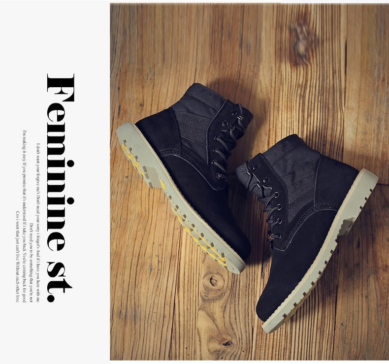 Women's Boots' Lace-Up Desert Boot Leather Winter Snow Boots Women Genuine Leather Ankle Boots For Women Flats Plus Size 10 11 9 (7)