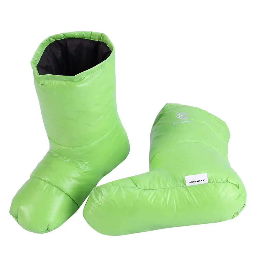 down filled booties slippers