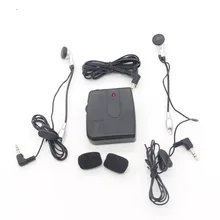 Dongzhen Compact Motorcycle Wired Talkie Portable Headset Intercom Motorcycle Headphone Interphone for Driver Rider