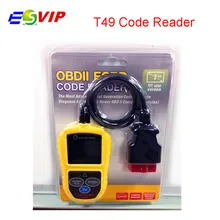 5pcs/lot DHL Free Car Code Reader Scanner T49 Scanner Leagend T49 OBD2 Scanner/Auto Basic Auto Diagnostic Tool