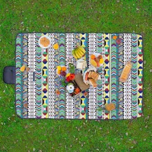 Качественное полиэфирное водонепроницаемое покрывало для пикника на природе кемпинга домашний Декор Гостиная креативный ковер складной дорожный пляжный коврик 2