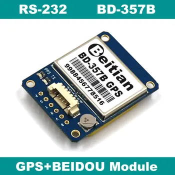 

BEITIAN IPC GPS+BDS Module RS-232 9600bps 4M FLASH 1Hz 1.25mm 6pins connector 5.0V BD-357B