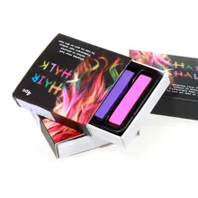 4 Pieces / Set Easy Coloring Fashion Hair Chalks Temporary Colors Hair Chalk Dye Soft Hair Pastels Kit Hair Beauty Care TF