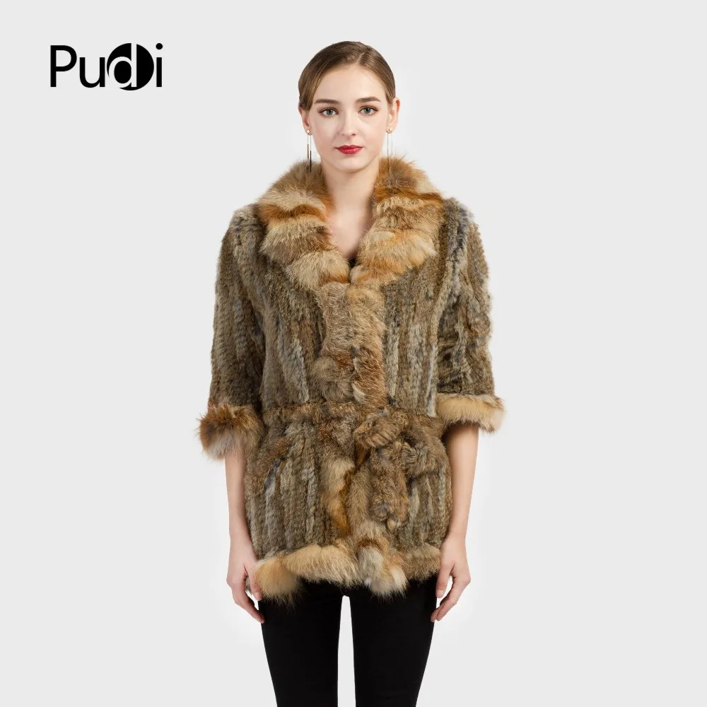 De Manteau Fourrure Col Fox Longue Réel Ceinture Véritable natural black Femmes Plus Lapin Veste Personnalisé Natural La Chaud Brown Naturel Avec Ct7017 Grey Taille qnEIxFO