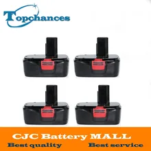 4x High Quality New 19.2V 2000mAh Black Ni-CD Replacement Power Tools Battery for Craftsman DieHard C3, 11375, 130279005