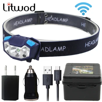 

Usb Lantern Head Light Lamp Flashlight Litwod 5000lm Led Bulbs Q5 Camping,Climbing,Hunting,Night Fishing Lithium Metal Mini