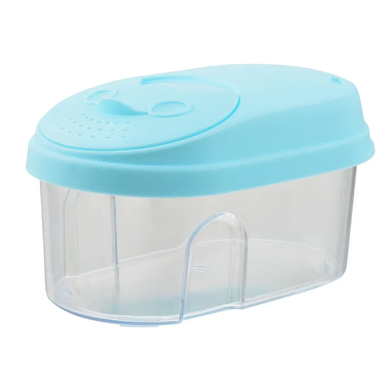 

Hoomall 400/800/1600ml Multifunctional Blue Storage Crisper Kitchen Tool Grain Bean Rice Storage Box Container Case Organizer