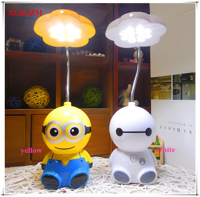 

Cartoon mini rechargeable LED table lamp children learning light bedside lamp night light