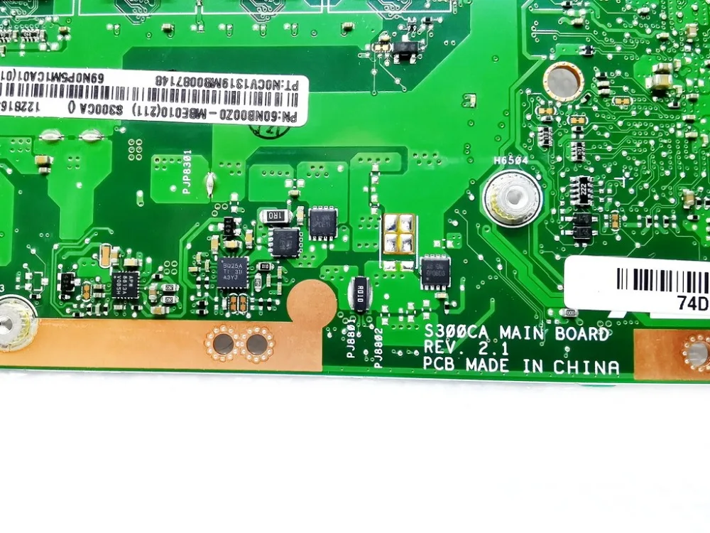 الأصلي ل ASUS S300CA اللوحة المحمول S300CA HM76 I5-3337U 4 GB S300CA REV 2.1 اختبار جيد شحن مجاني