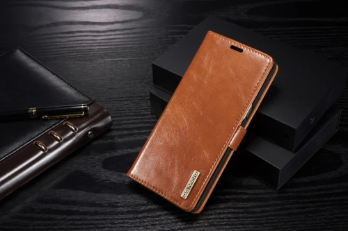 brown Роскошный кожаный чехол для samsung Galaxy Note 8, брендовый чехол-кошелек, 2 в 1, съемный чехол для телефона, для Galaxy Note 8 - Цвет: brown