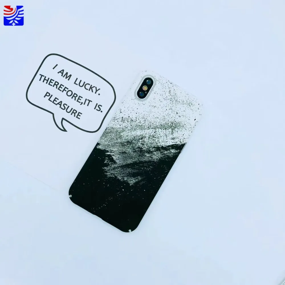 Чехол для телефона PEIPENG с рисунком пейзажа iPhone 6 6s 6plus 7 8 plus X защитный чехол Жесткий