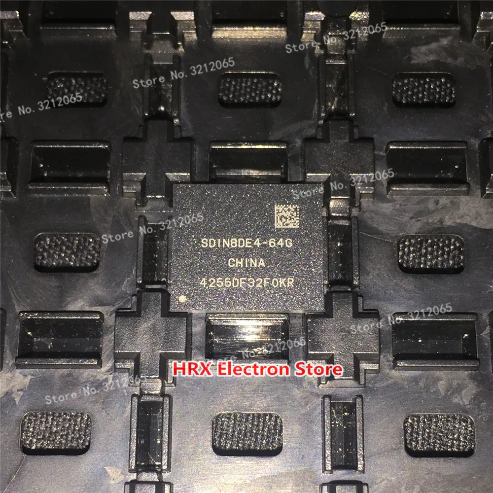 

Новинка 100%, оригинальная Φ BGA EMMC SDIN8DE4 64G (1-10 шт.)