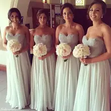 2017 modest Sexy Lace Floor Length Bridesmaid Dresses Girls A-line Lace Chiffon Party Formal vestido dama de honra adulto