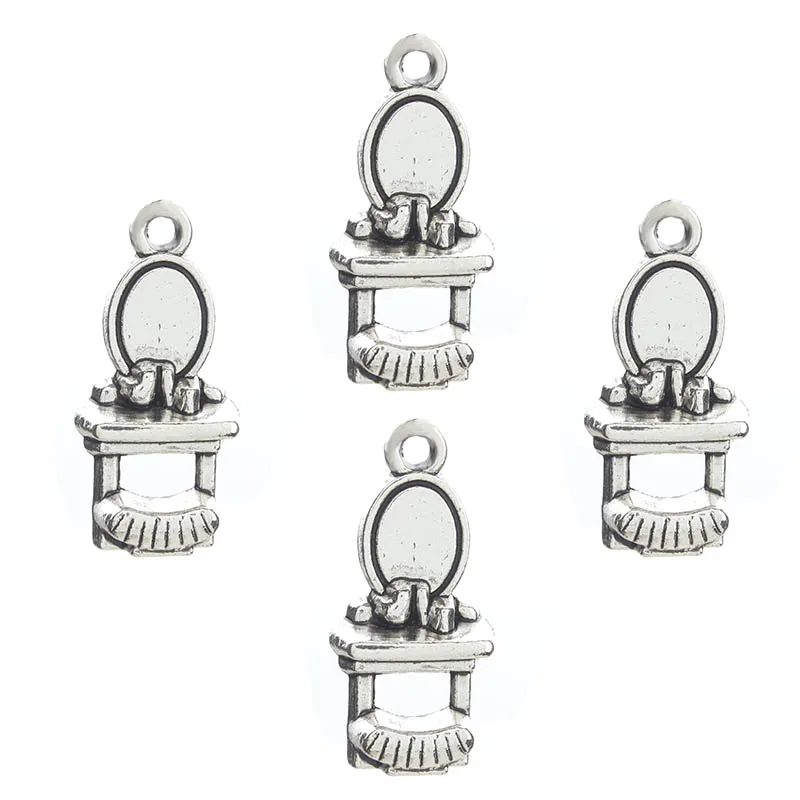20pcs/lot Dressing Tables Charms Alloy Pendant Antique Pendant Crafts Charms DIY Jewelry Bracelet Necklace Accessories 20*9mm 20pcs/lot Dressing Tables Charms Alloy Pendant Antique Pendant Crafts Charms DIY Jewelry Bracelet Necklace Accessories 20*9mm