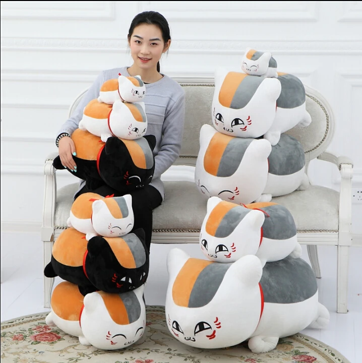 8 дюймов 20 см Нацумэ Yuujinchou Nyanko Sensei плюшевая кошка Мадара Yokai Аниме кукла игрушка |