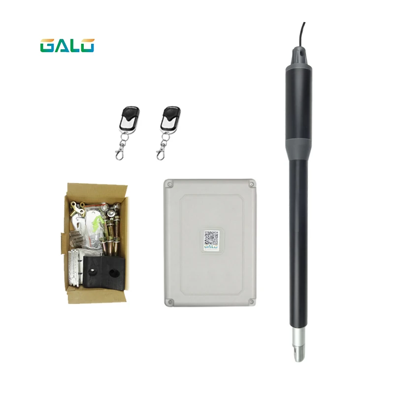 

Black Aluminum Automatic Swing Gate Opener motor kits Optional for Light Duty Single Swing Gates